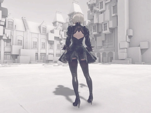 2B Shortened Skirt - 2BBE and Androids Remastered