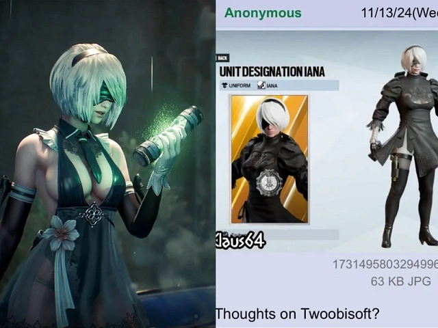 Олимпиада в Париже леденящий душу пи*дец? 2B Ubisoft справа, 2B Stellar Blade слева.